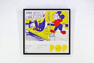 Pop Art Myths展 ポスター + オーダーフレーム